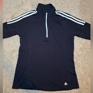 Adidas Black Quarter-Zip Pullover